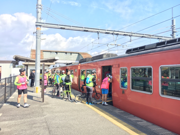 香呂駅（サイクルトレインに）