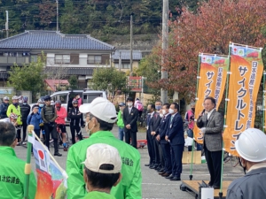 03再出発式(生野観光駐車場)